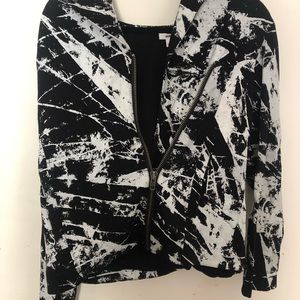 Helmut Lang Moto Sweatshirt Jacket